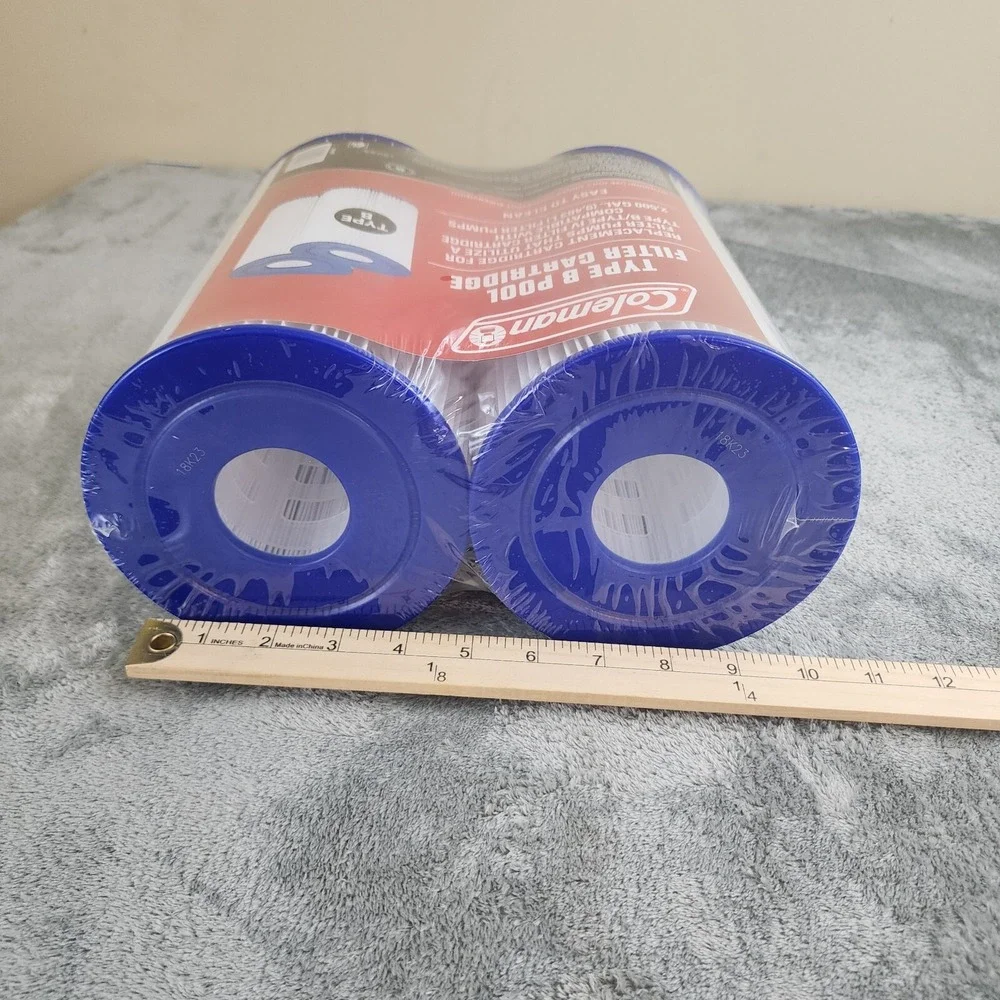 2 Pack Coleman Type IV / Type B Pool Filter‎ Pump Replacement Cartridges